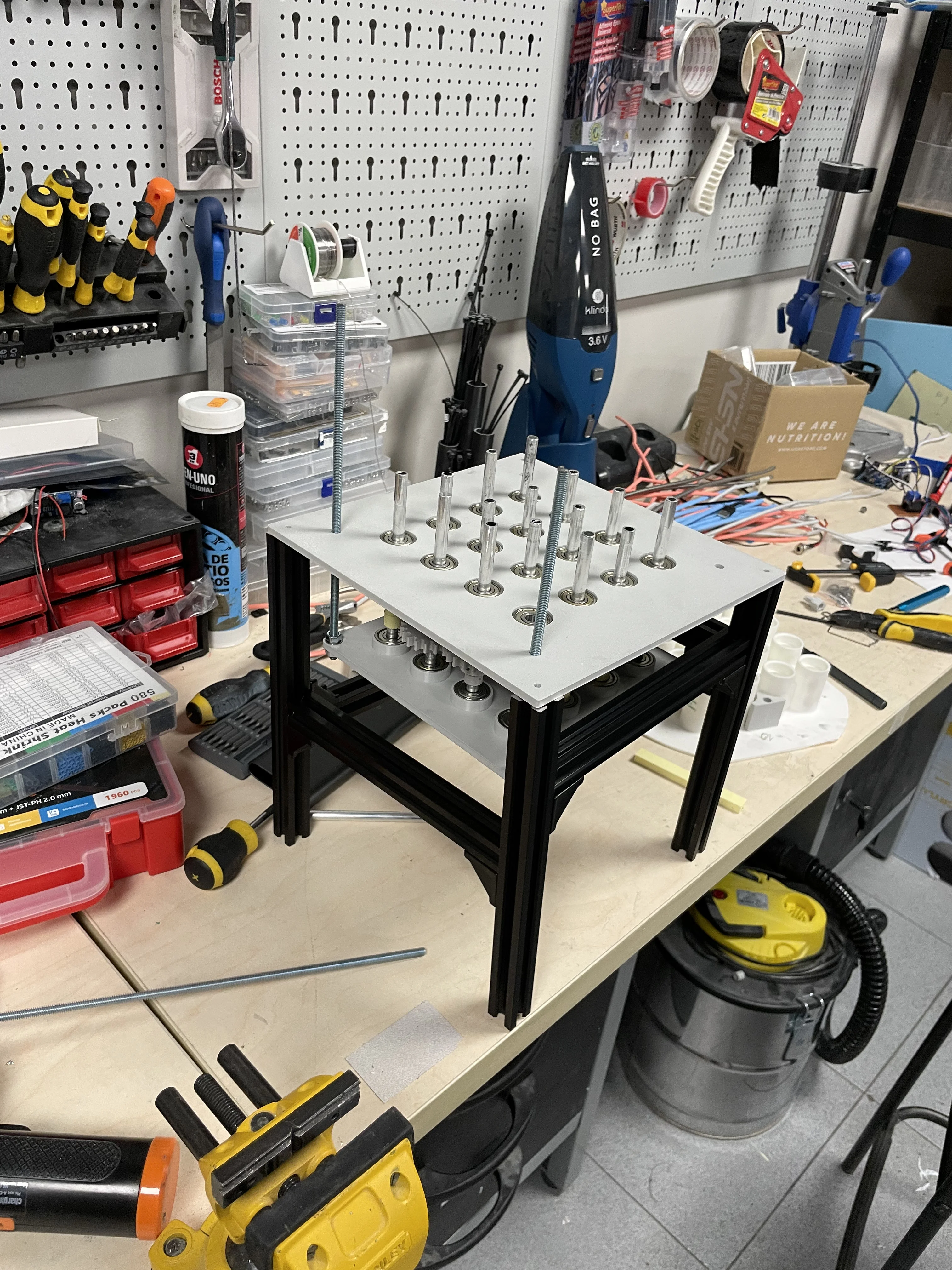 Internals of the final art piece. 