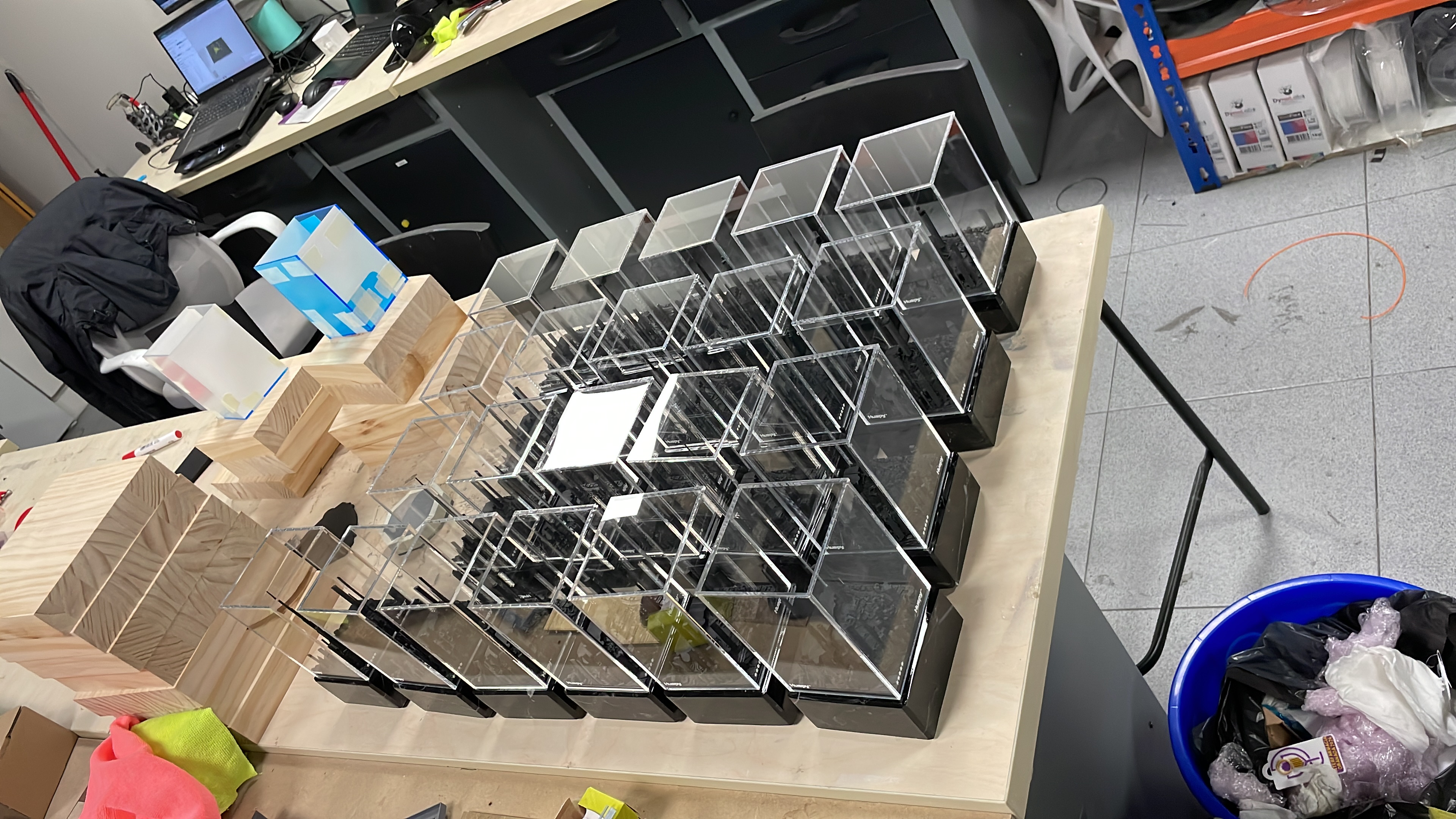 Assembled pieces